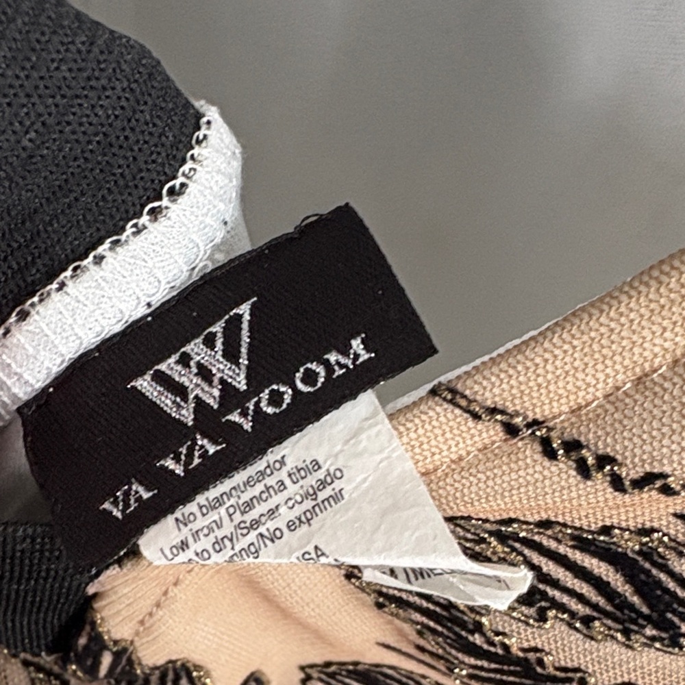 Va Va Voom Sleeveless Backless Embroidered Midi Dress - Picture 3 of 12